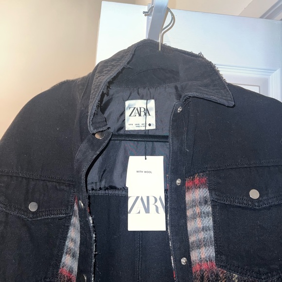 ZARA Black Jean Jacket - Picture 5 of 5